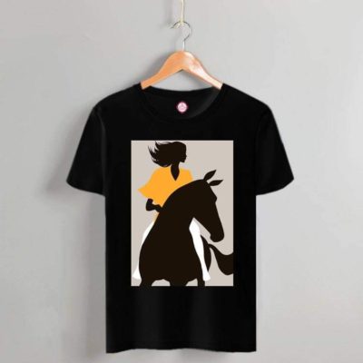 T-shirt Lady & horse b 2021.20