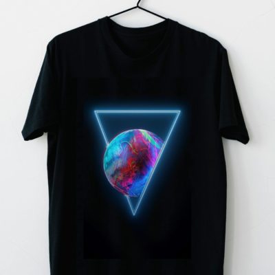 T-shirt Shiny Earth