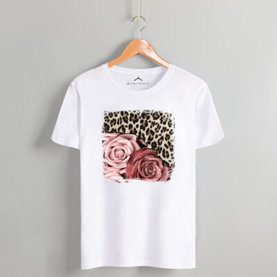 T-shirt Leopardroses