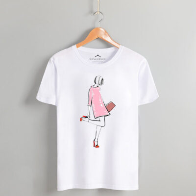 T-shirt sweet pink Lady