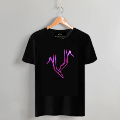 T-shirt purple mules II