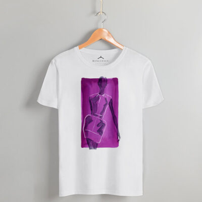 T-shirt Purple lady