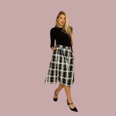 Petite karo Skirt